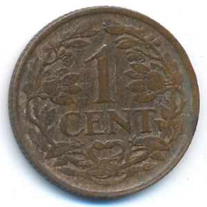 Нидерланды, 1 цент (1939 г.)