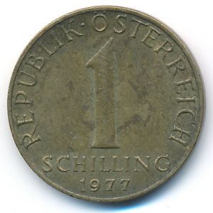 Австрия, 1 шиллинг (1977 г.)