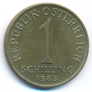 Австрия, 1 шиллинг (1983 г.)