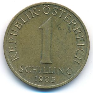 Австрия, 1 шиллинг (1985 г.)