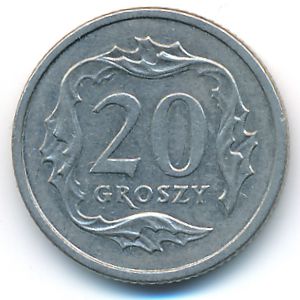Польша, 20 грошей (2000 г.)