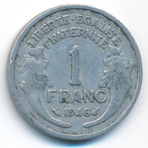 Франция, 1 франк (1946 г.)