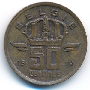 Бельгия, 50 сентим (1972 г.)