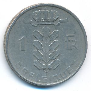Бельгия, 1 франк (1954 г.)