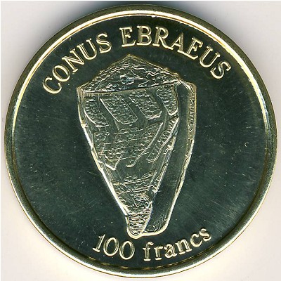 Остров Клиппертон., 100 франков (2011 г.)
