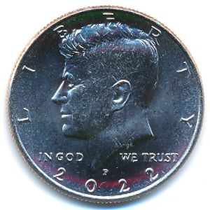 США, 1/2 доллара (2022 г.)