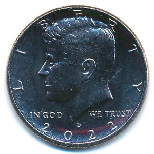 США, 1/2 доллара (2022 г.)