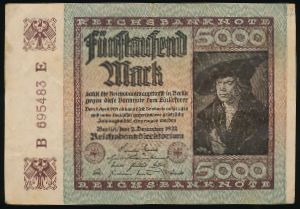 Германия, 5000 марок (1922 г.)
