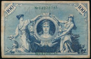 Германия, 100 марок (1908 г.)