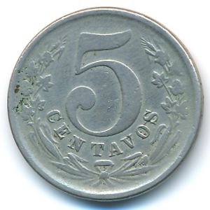 Колумбия, 5 сентаво (1886 г.)