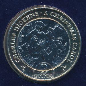 Isle of Man, 2 pounds, 2020