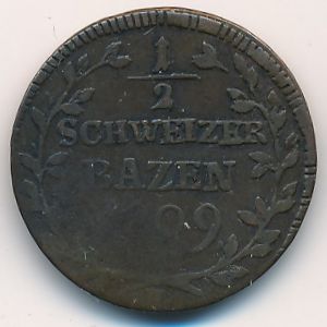 St. Gallen, 1/2 batzen, 1809