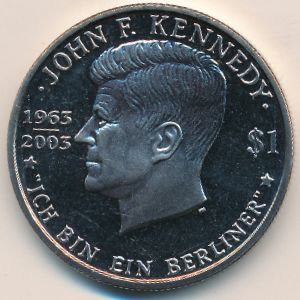 Виргинские острова, 1 доллар (2003 г.)