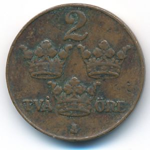 Швеция, 2 эре (1927 г.)