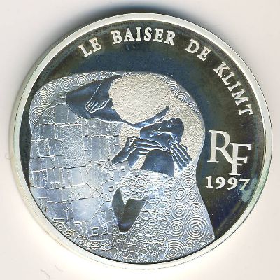 Франция, 10 франков - 1 1/2 евро (1997 г.)