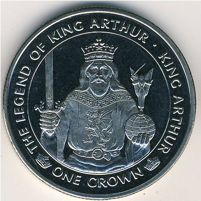 Остров Мэн, 1 крона (1996 г.)