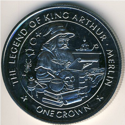 Остров Мэн, 1 крона (1996 г.)