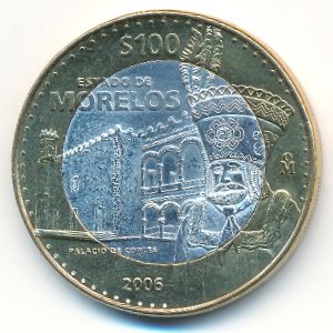 Мексика, 100 песо (2006 г.)
