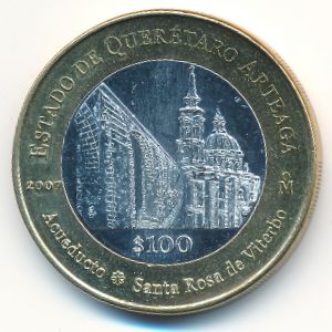 Мексика, 100 песо (2007 г.)