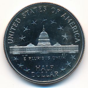 США, 1/2 доллара (1989 г.)