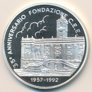 Италия., 1 экю (1992 г.)