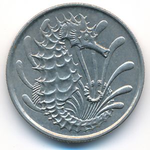 Сингапур, 10 центов (1971 г.)