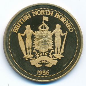 Северное Борнео., 1 крона (1936 г.)