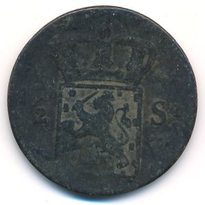 Нидерландская Индия, 1/2 стивера (1826 г.)