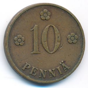 Финляндия, 10 пенни (1923 г.)