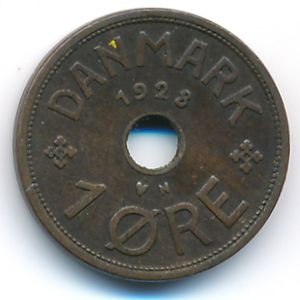 Дания, 1 эре (1928 г.)