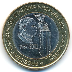 Того., 6000 франков КФА (2003 г.)