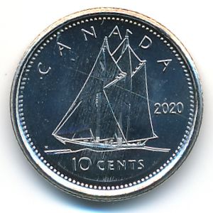 Canada, 10 cents, 2020