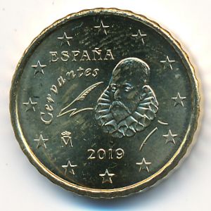 Испания, 10 евроцентов (2019 г.)