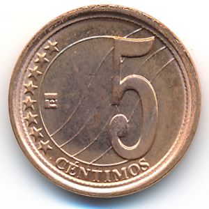 Венесуэла, 5 сентимо (2009 г.)