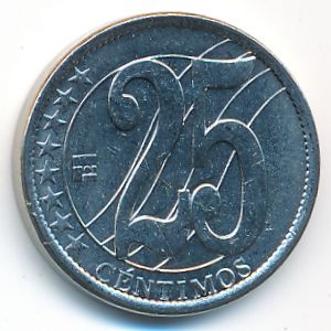Венесуэла, 25 сентимо (2007 г.)