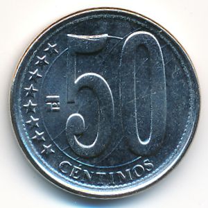 Venezuela, 50 centimos, 2012