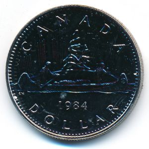 Канада, 1 доллар (1984 г.)