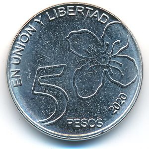 Argentina, 5 pesos, 2020