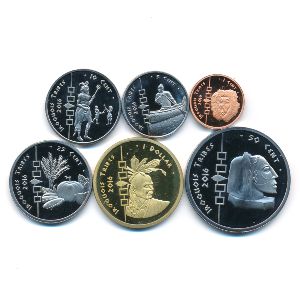 Ирокезы., Набор монет (2016 г.)