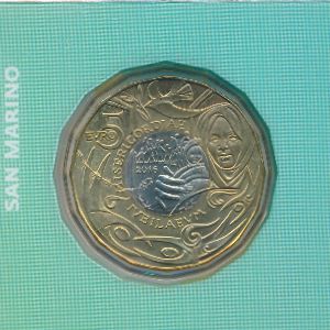 Сан-Марино, 5 евро (2016 г.)
