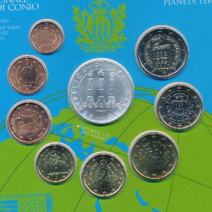 San Marino, Набор монет, 2008
