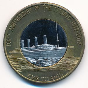 Редонда., 2 доллара (2012 г.)