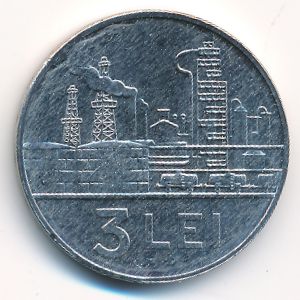 Румыния, 3 лея (1966 г.)