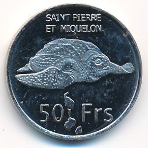 Saint Pierre and Miquelon., 50 francs, 2013