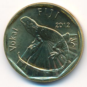 Фиджи, 1 доллар (2012 г.)