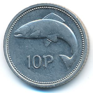 Ireland, 10 pence, 1996