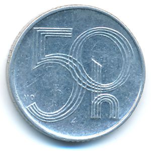 Чехия, 50 гелеров (1993 г.)