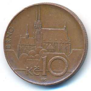 Czech, 10 korun, 2003