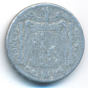 Spain, 5 centimos, 1941