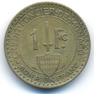 Монако, 1 франк (1926 г.)